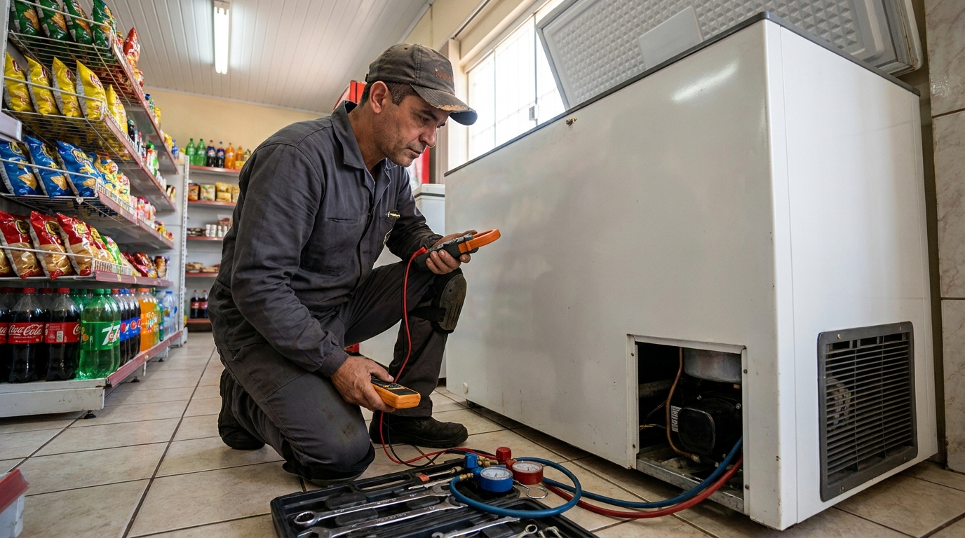 Recuperação de Refrigeração no Badu, Niterói‑RJ