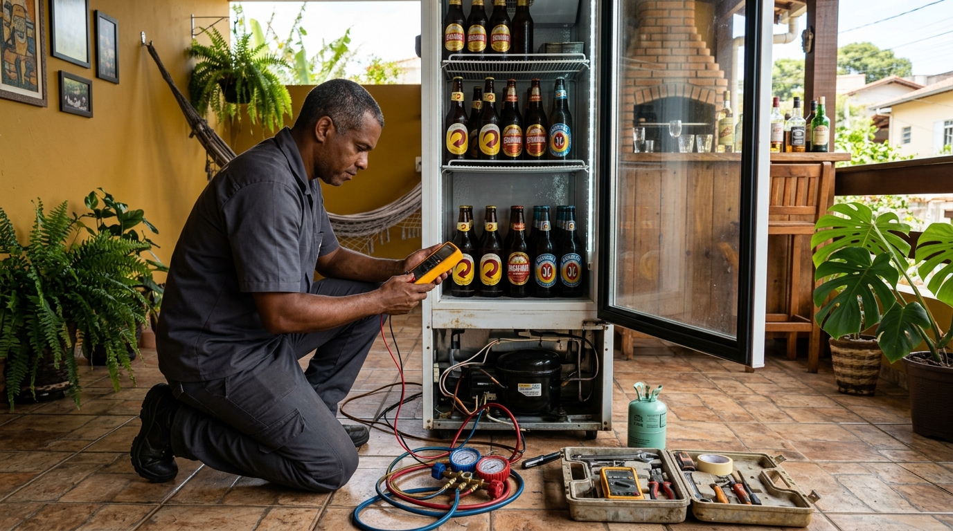 Reparo de Cervejeira Residencial em Niterói‑RJ